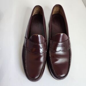 G.H. Bass Weejuns Burgundy Leather Penny Loafers Men’s Sz 12A Made in USA
